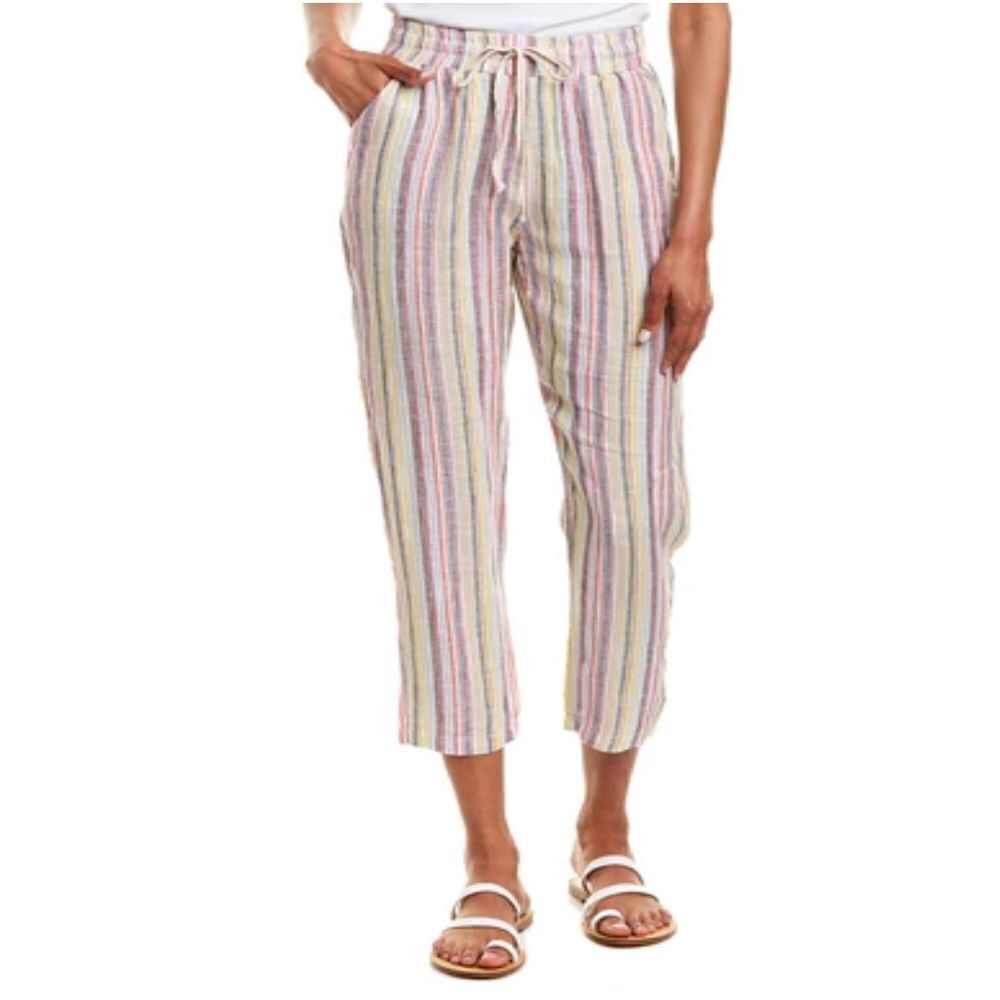 Elan Linen Cropped Pant
